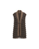 GILET FRANGE OVER