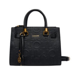 SATCHEL LOGO ALL OVER EMBOSSED 