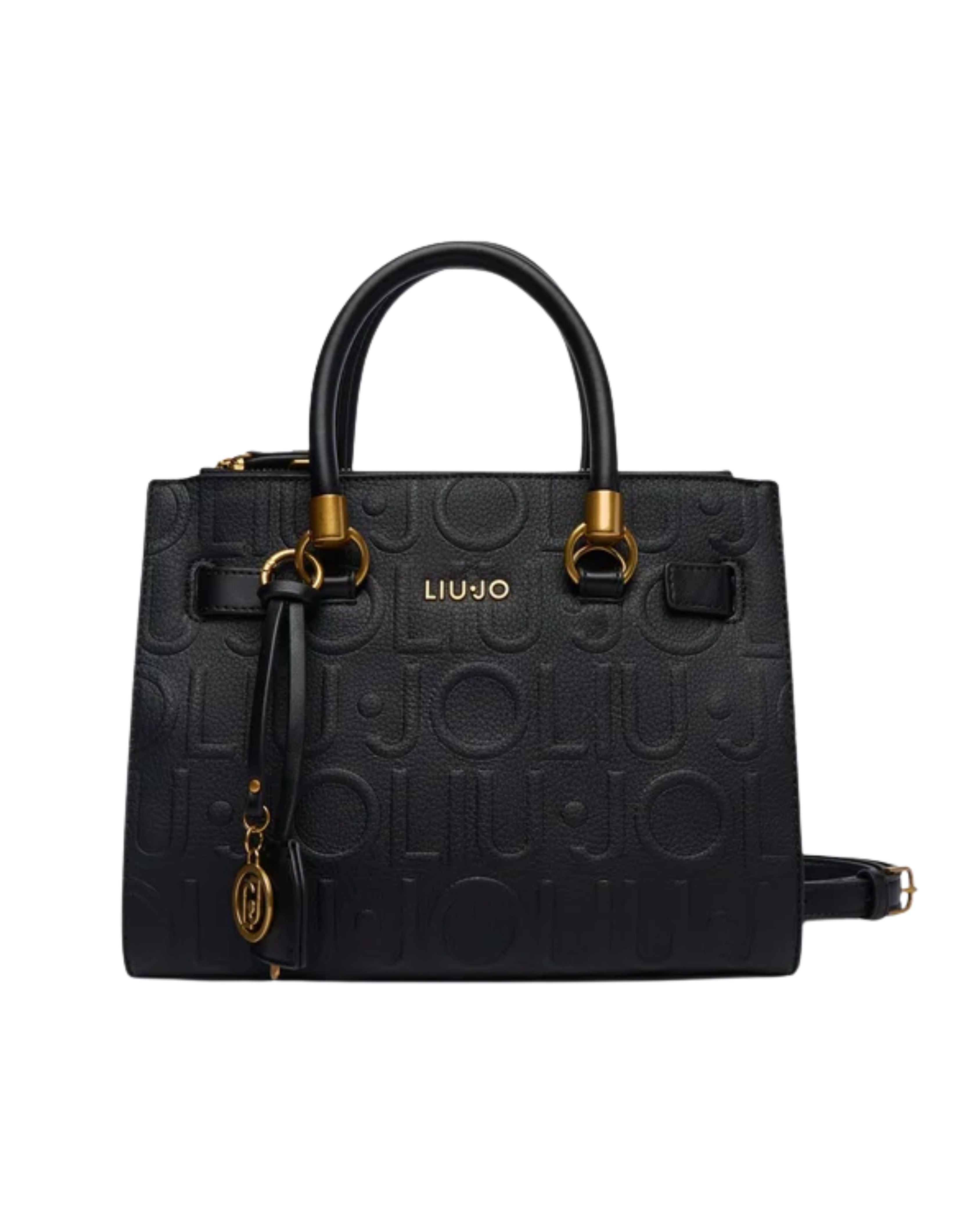 SATCHEL LOGO ALL OVER EMBOSSED 
