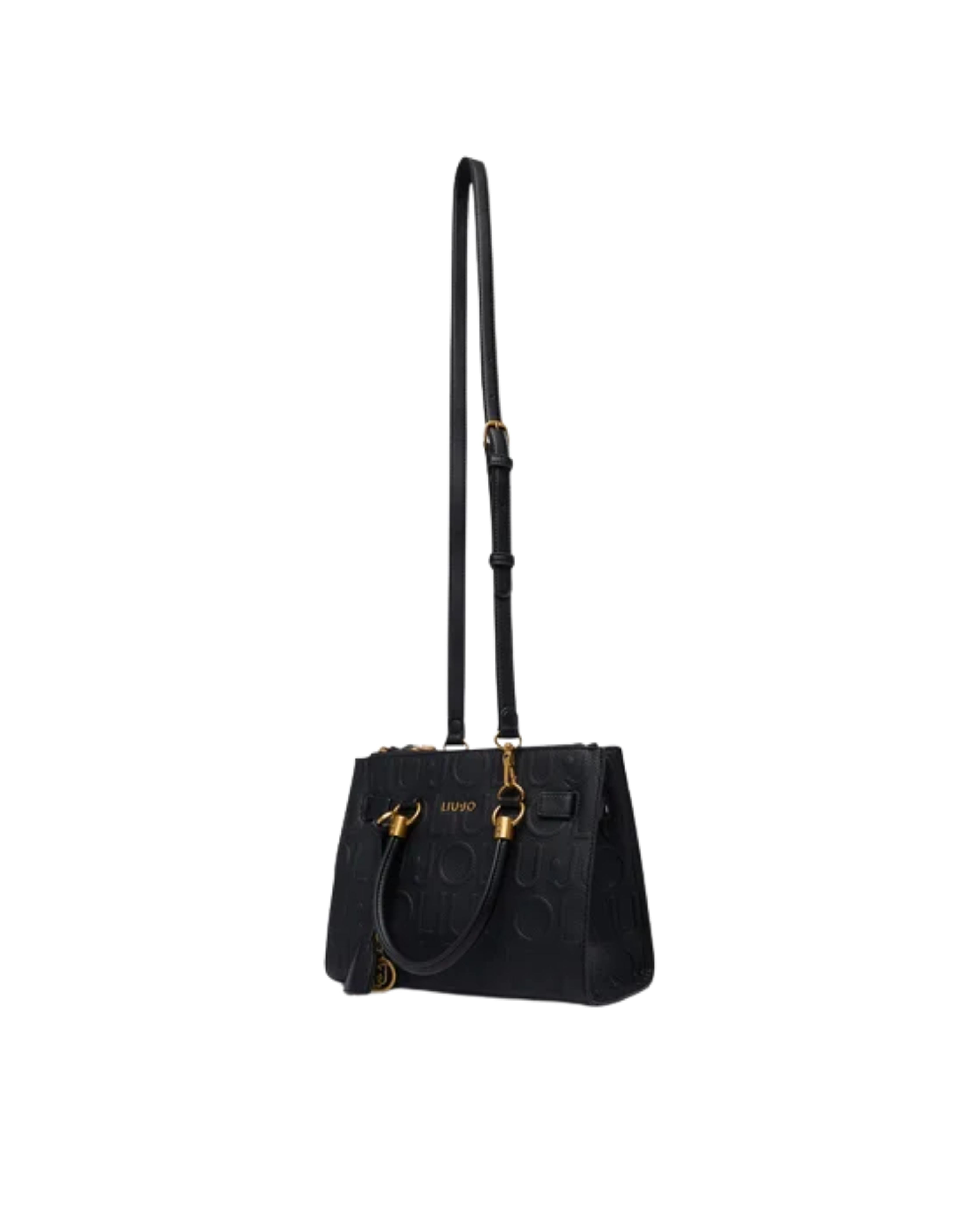 SATCHEL LOGO ALL OVER EMBOSSED 