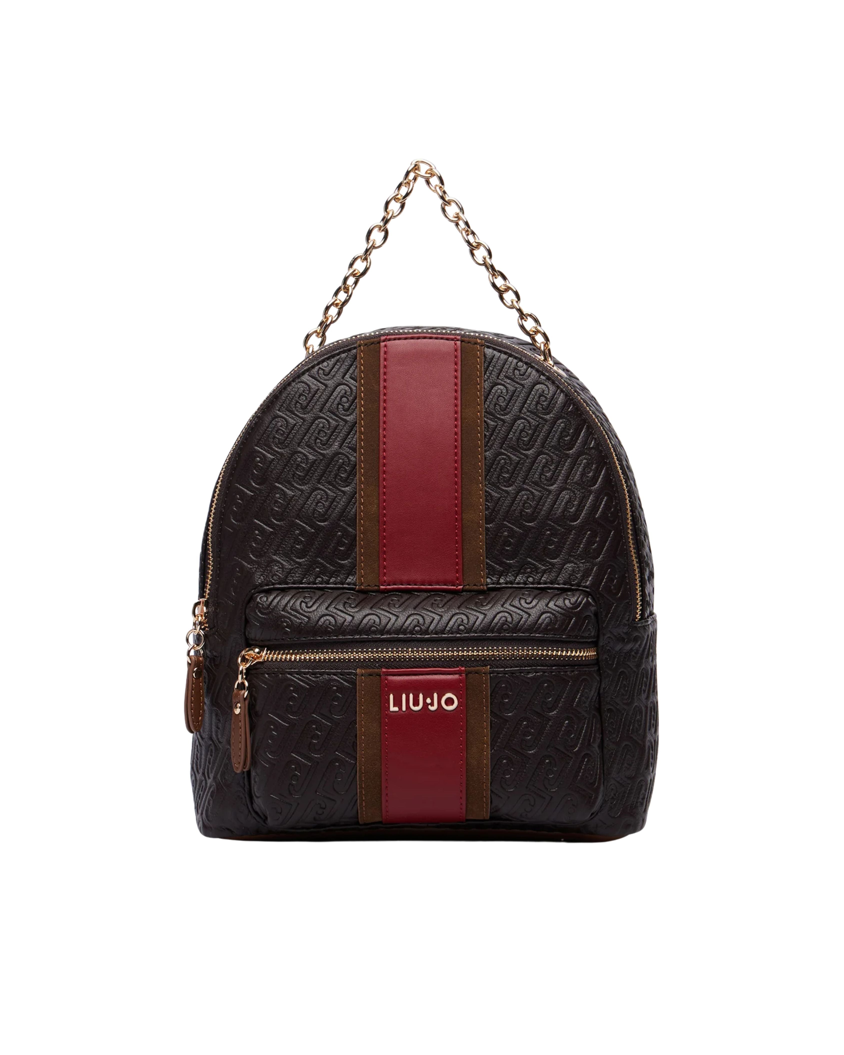 ZAINO TRICOLOR CON LOGO EMBOSSED 