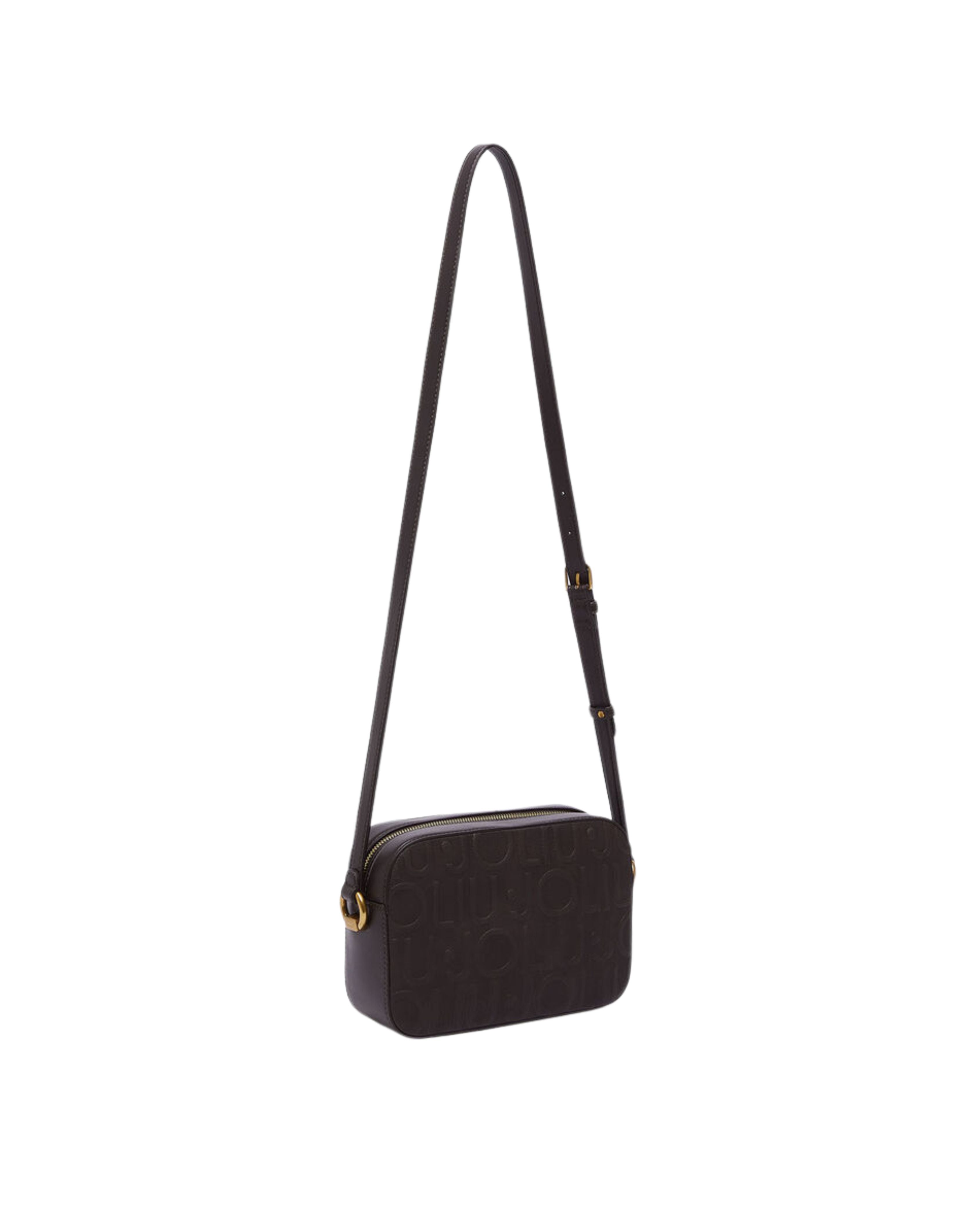 CAMERA CASE M LOGO ALL OVER EMBOSSED 