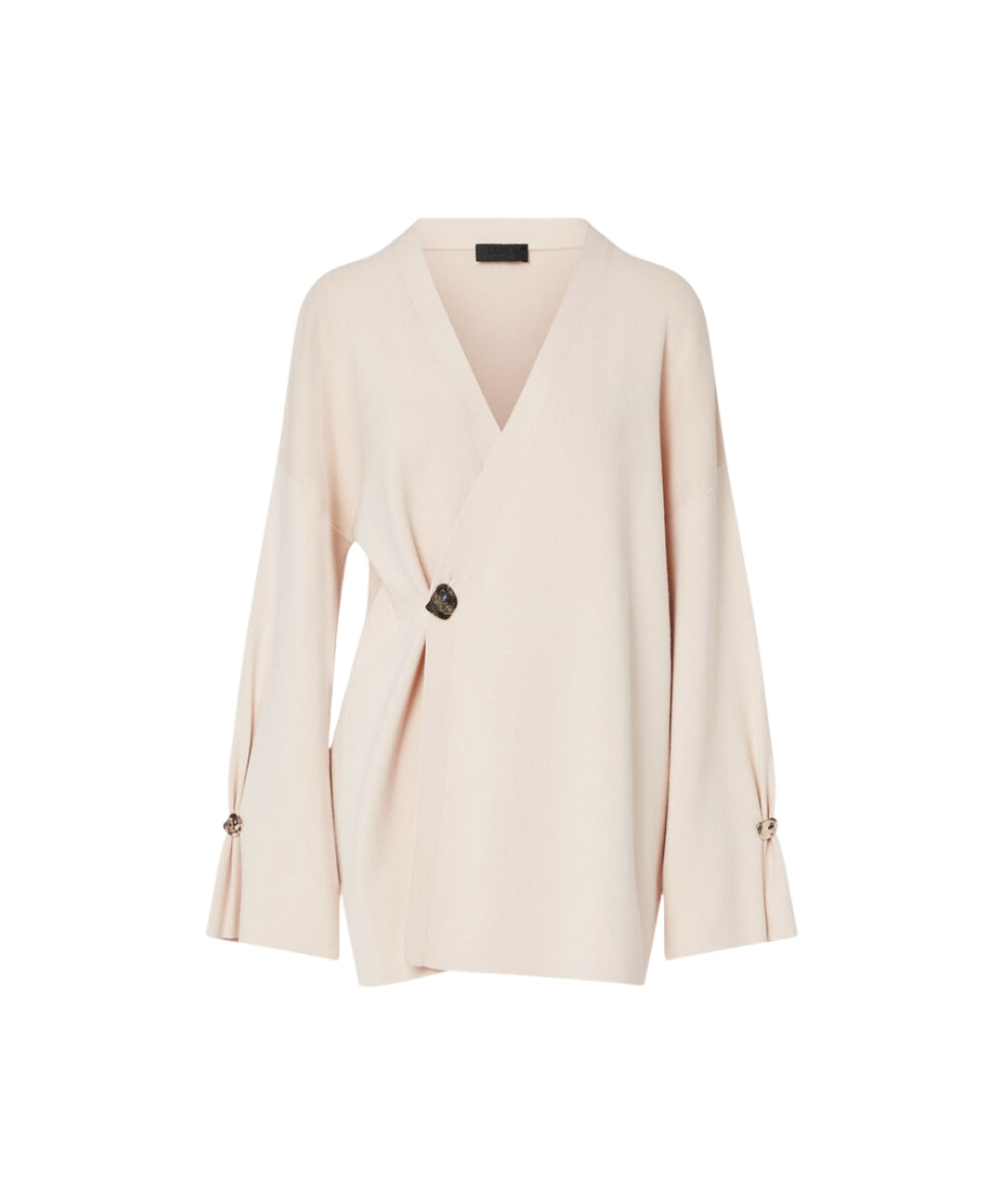 CARDIGAN BOTTONE GIOIELLO LATERALE 