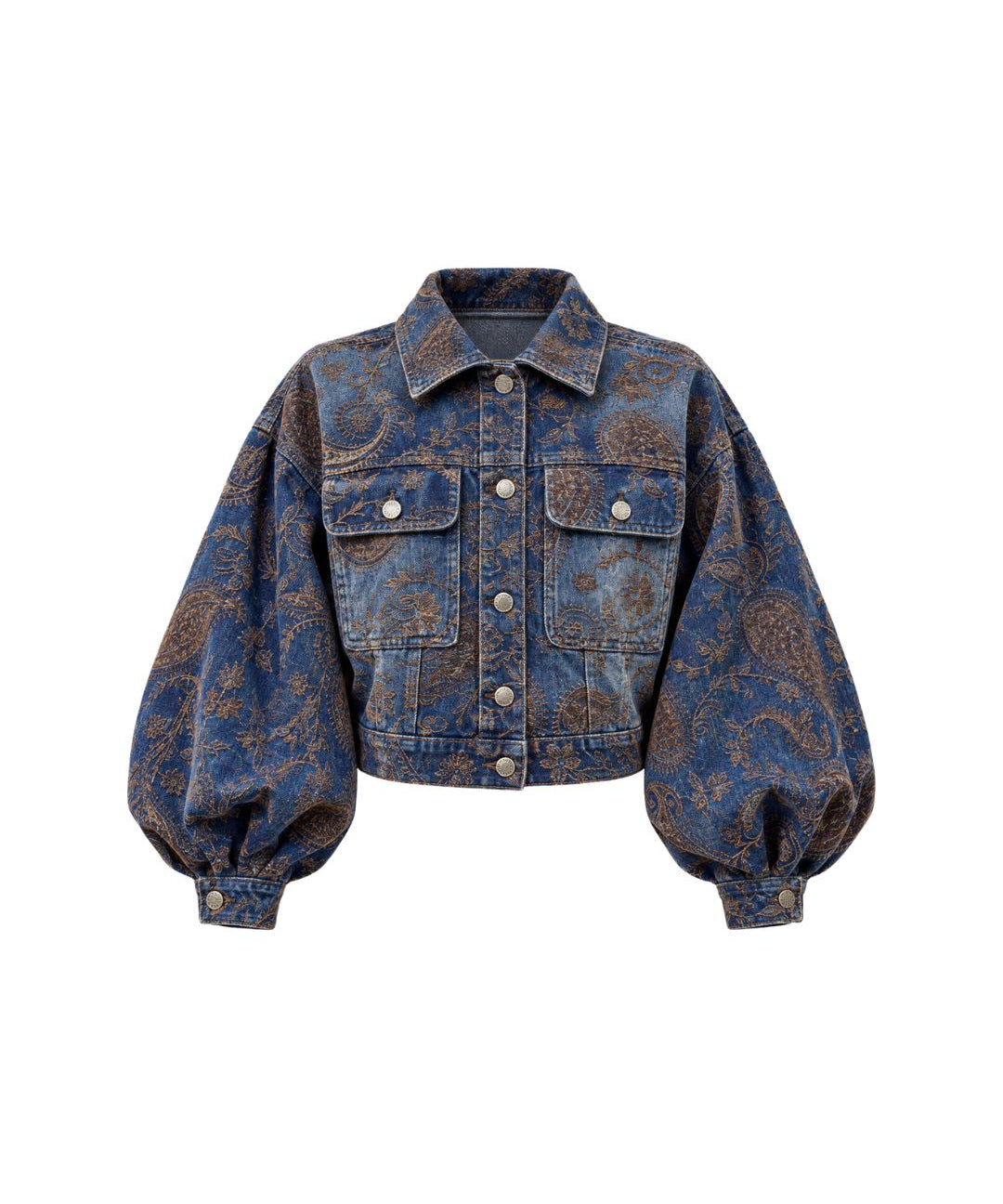CROPPED BROCCATO 