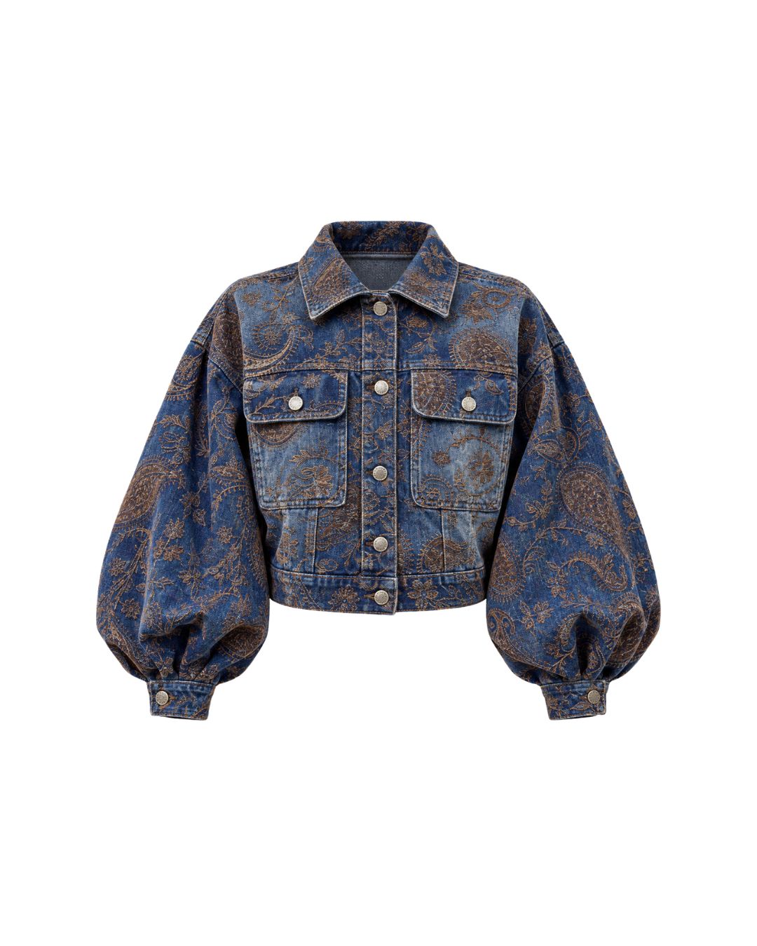 CROPPED BROCCATO 