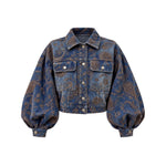 CROPPED BROCCATO 