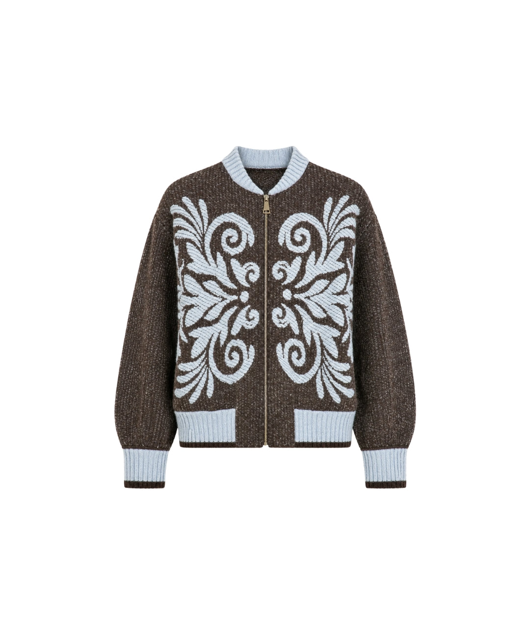 BOMBER ZIP JAQUARD 