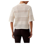 CARDIGAM MM CROCHETTE+APPLICAZIONI COLLO 