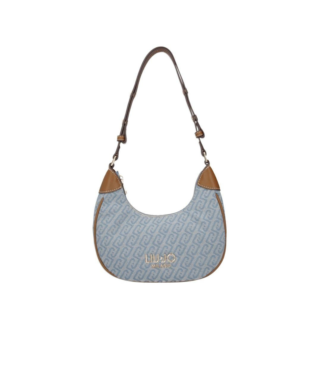HOBO SMALL DENIM TESSUTO LOGATO 