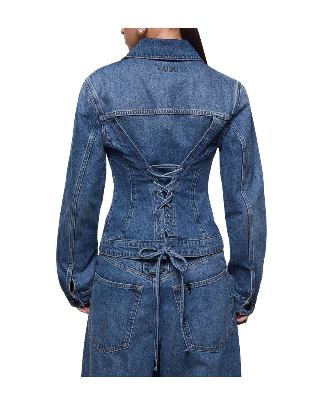 DENIM CON INTRECCIO DIETRO 