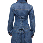 DENIM CON INTRECCIO DIETRO 