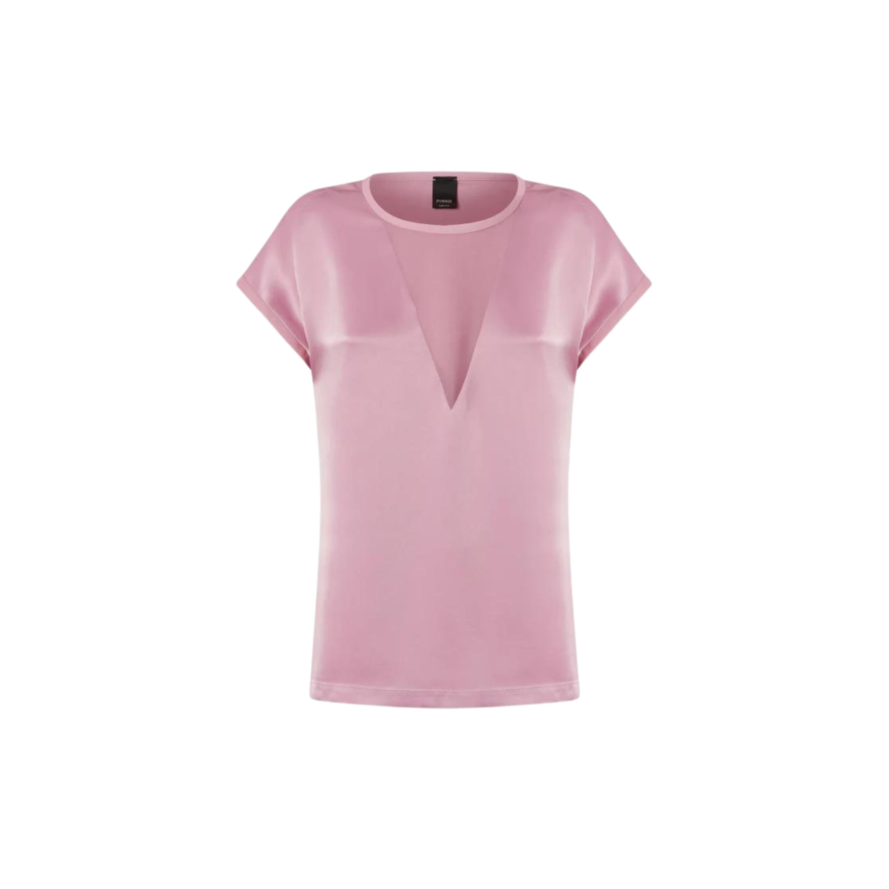 ORANGE BLUSA SATEN 