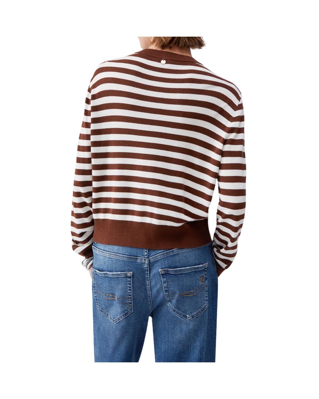 CARDIGAN BIMATERIALE ST FLOREALE 