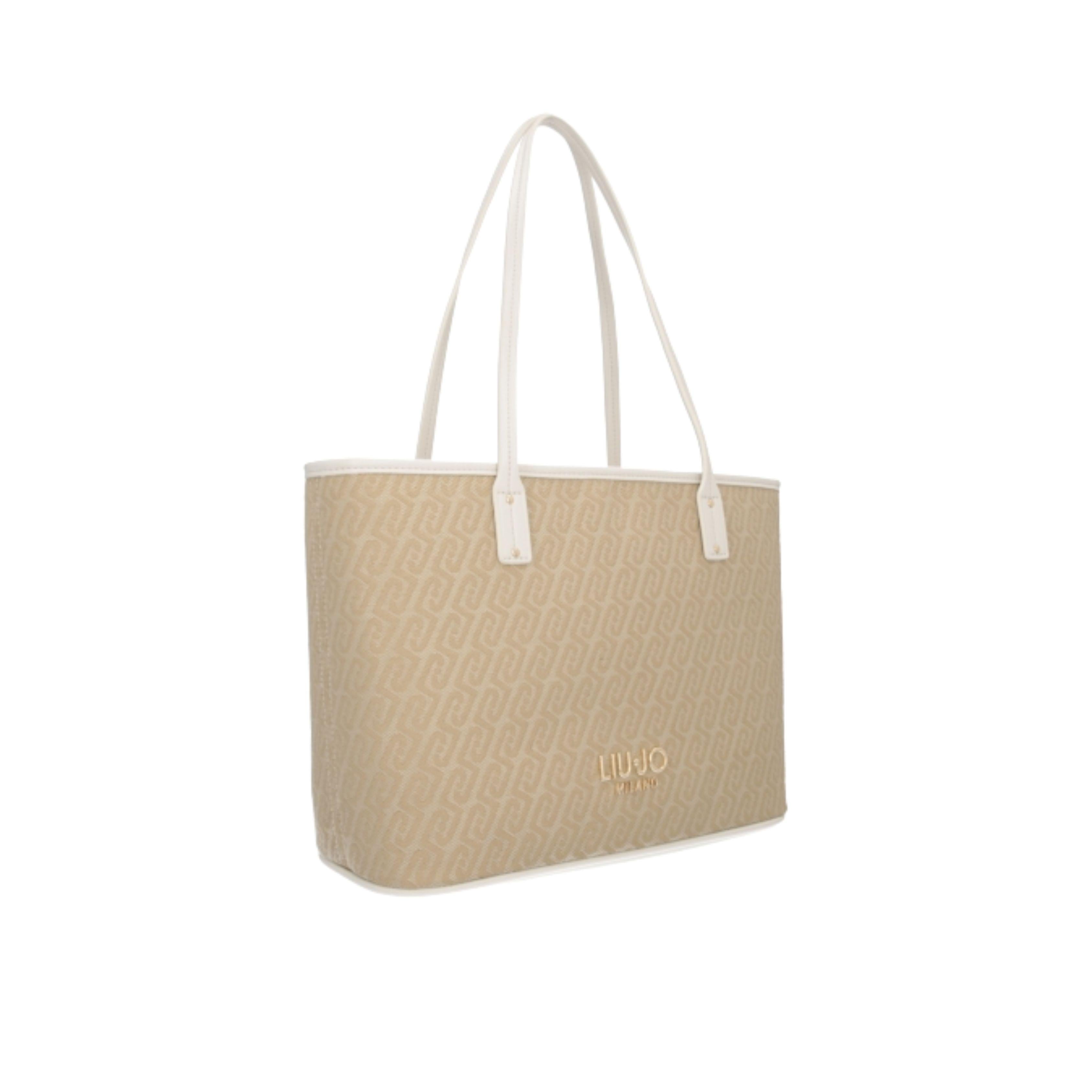 SHOPPING MEDIA TESSUTO LOGATO 
