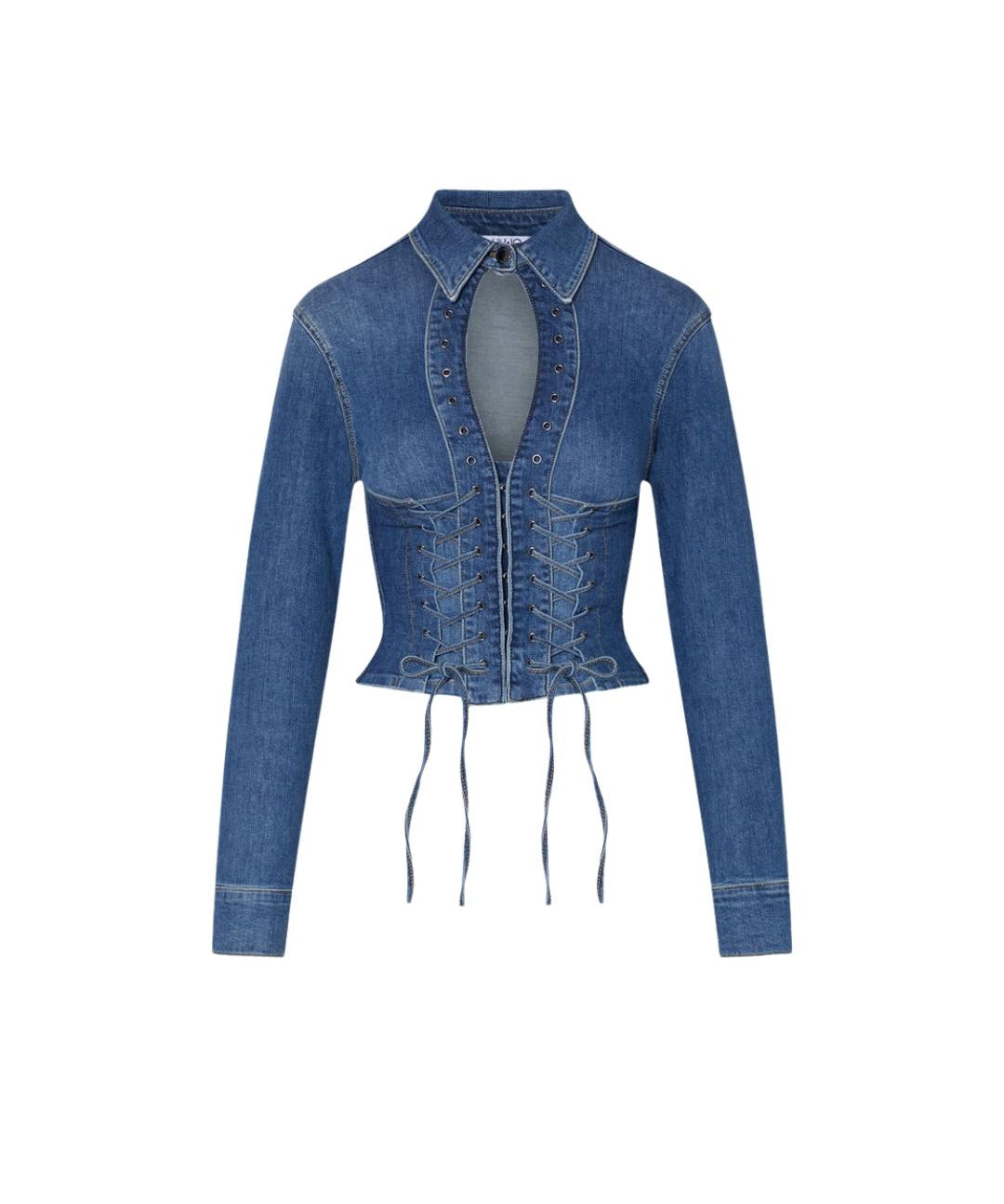 BUSTIER DENIM INTRECCIO SCOLLO GOCCIA ML 