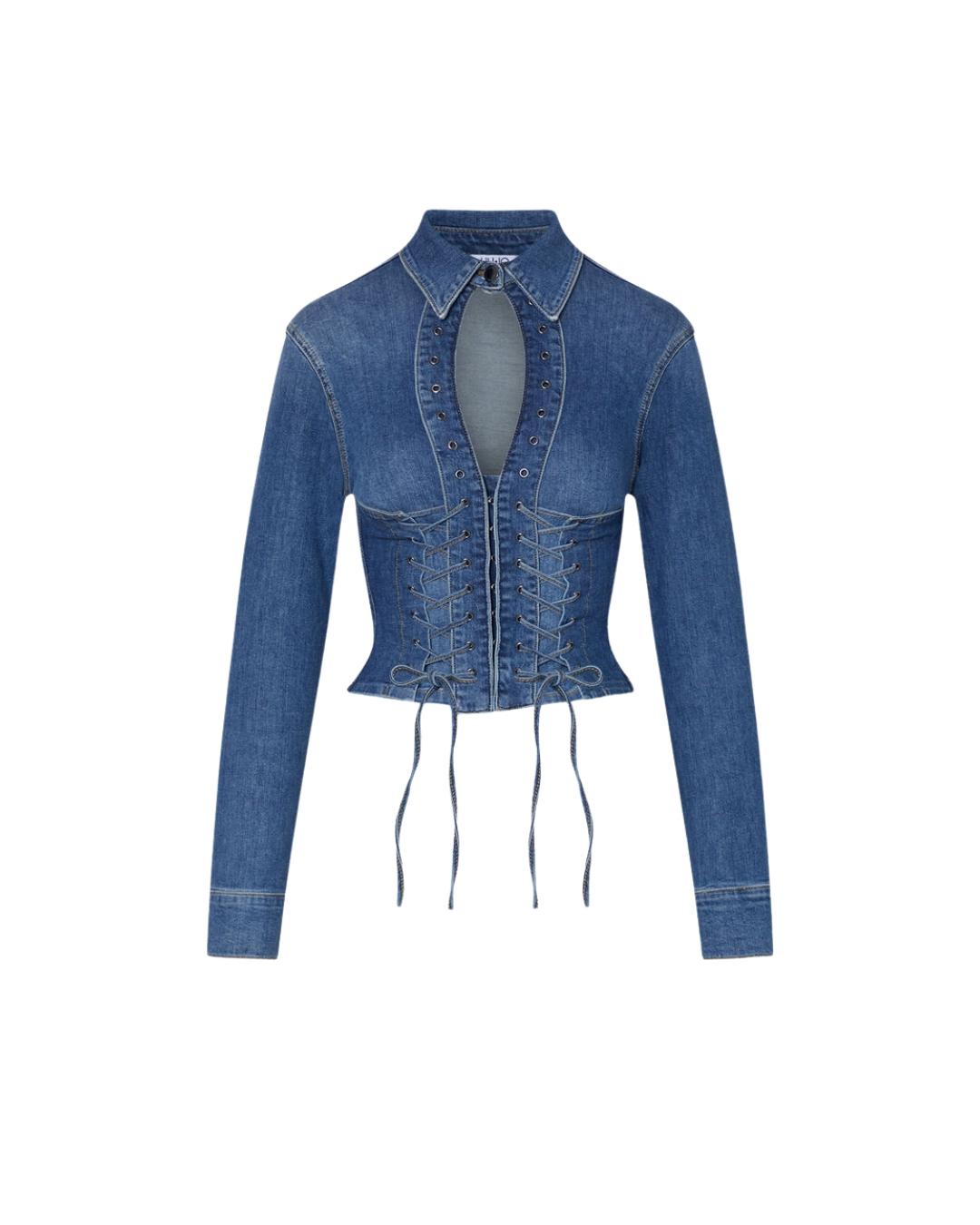 BUSTIER DENIM INTRECCIO SCOLLO GOCCIA ML 