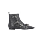 ANKLE BOOT FIBBIE LEATHER 