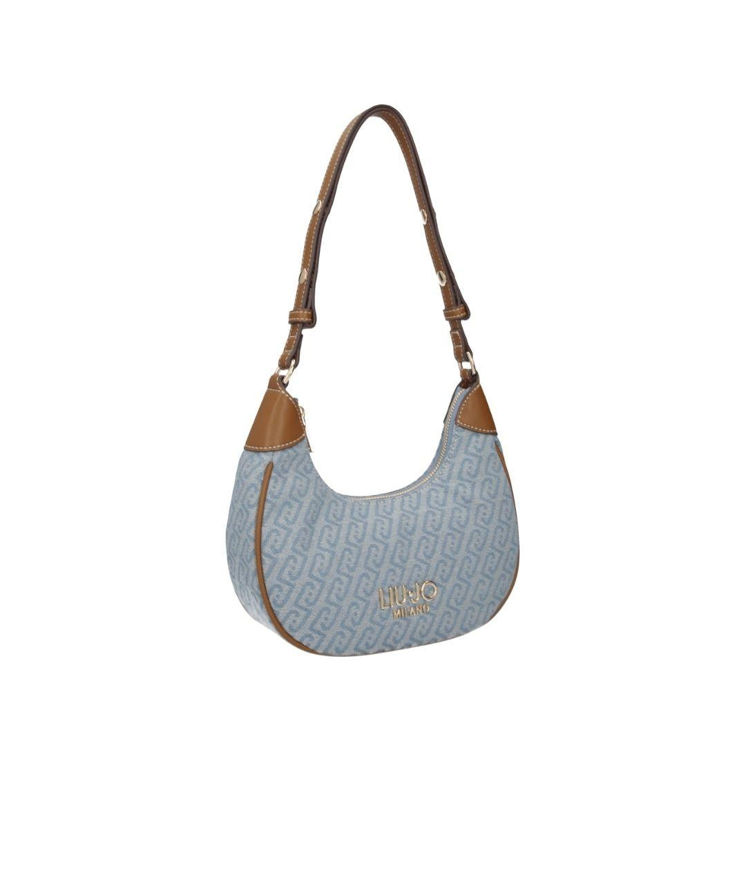 HOBO SMALL DENIM TESSUTO LOGATO 