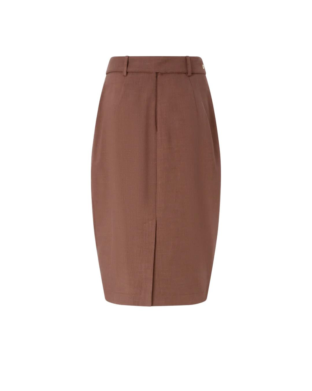 MIDI CANVAS ARMATURATO CON CINTURA 