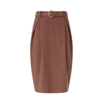 MIDI CANVAS ARMATURATO CON CINTURA 