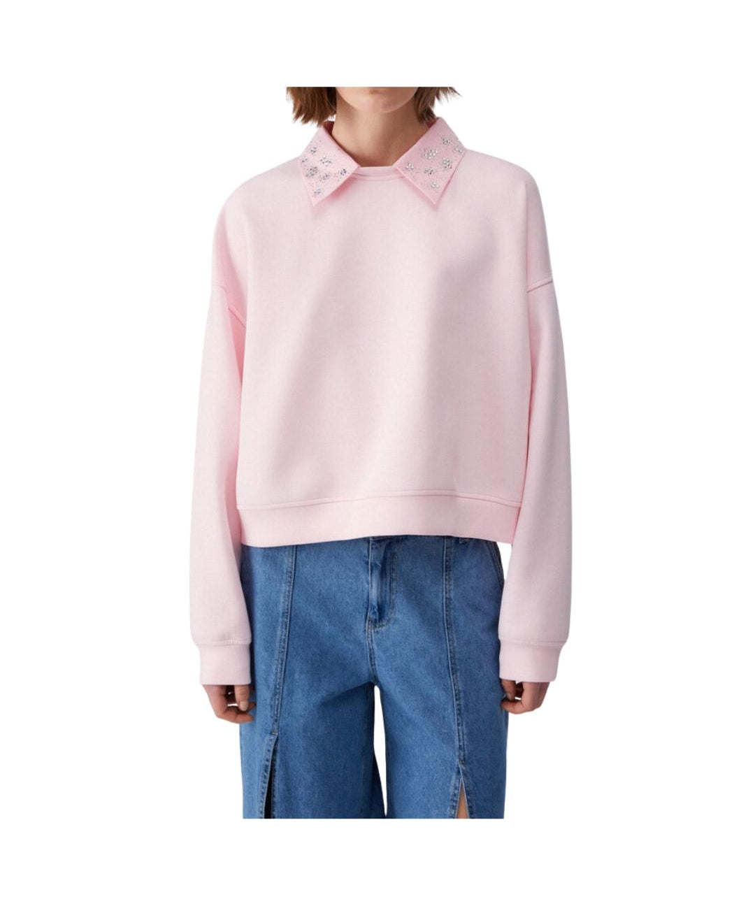 GIRO+ COLLO CAMICIA CON STRASS 