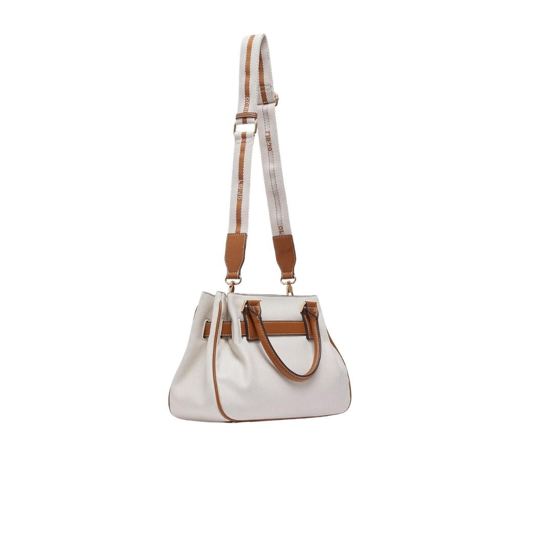 BAULETTO BIMATERIALE CON FIBBIA 