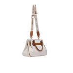 BAULETTO BIMATERIALE CON FIBBIA 