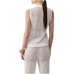 TOP CROCHETTE TRAFORATO+FIOCCO 