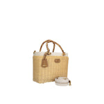 BAULETTO PAGLIA MANICO BAMBU' 
