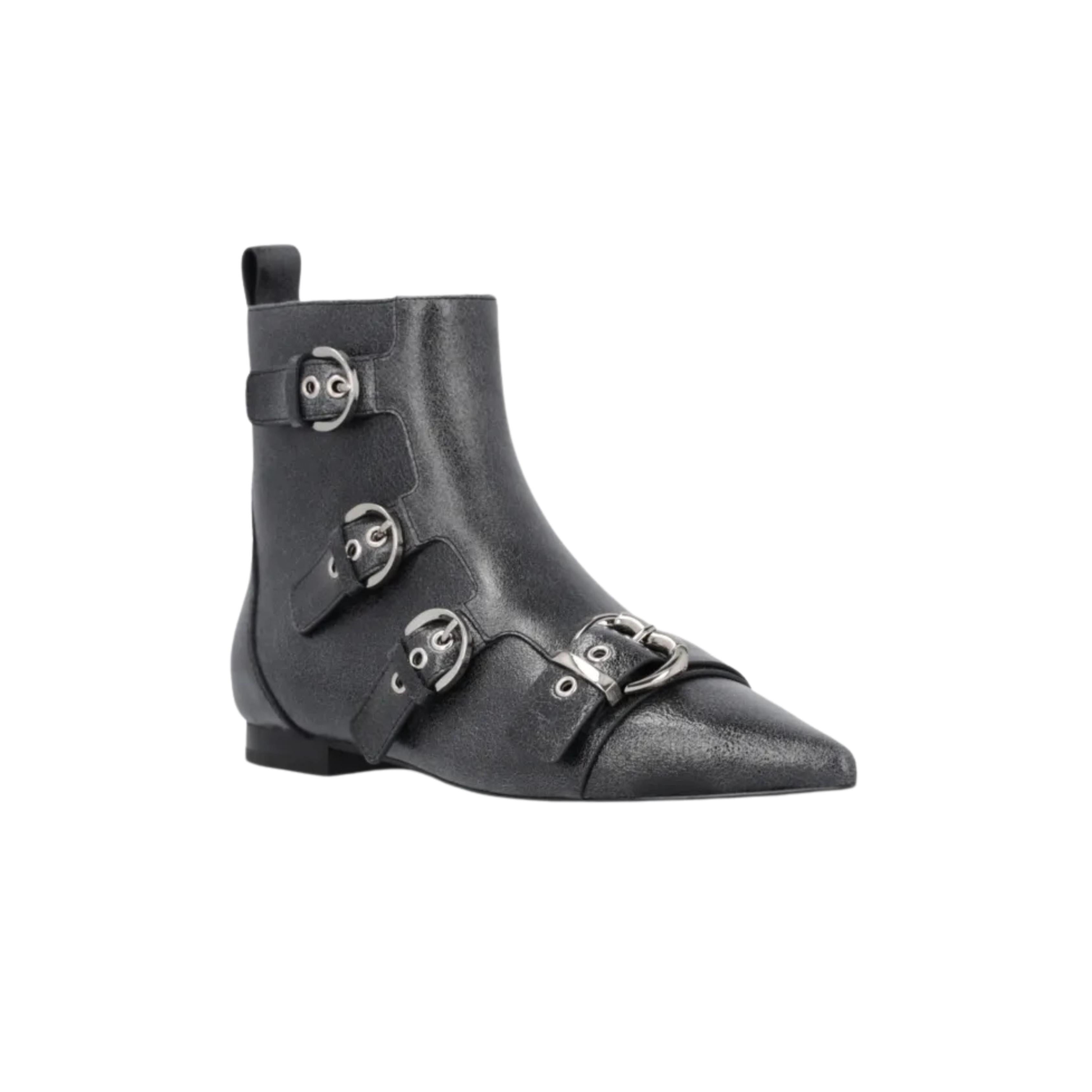 ANKLE BOOT FIBBIE LEATHER 