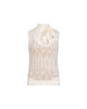 TOP CROCHETTE TRAFORATO+FIOCCO
