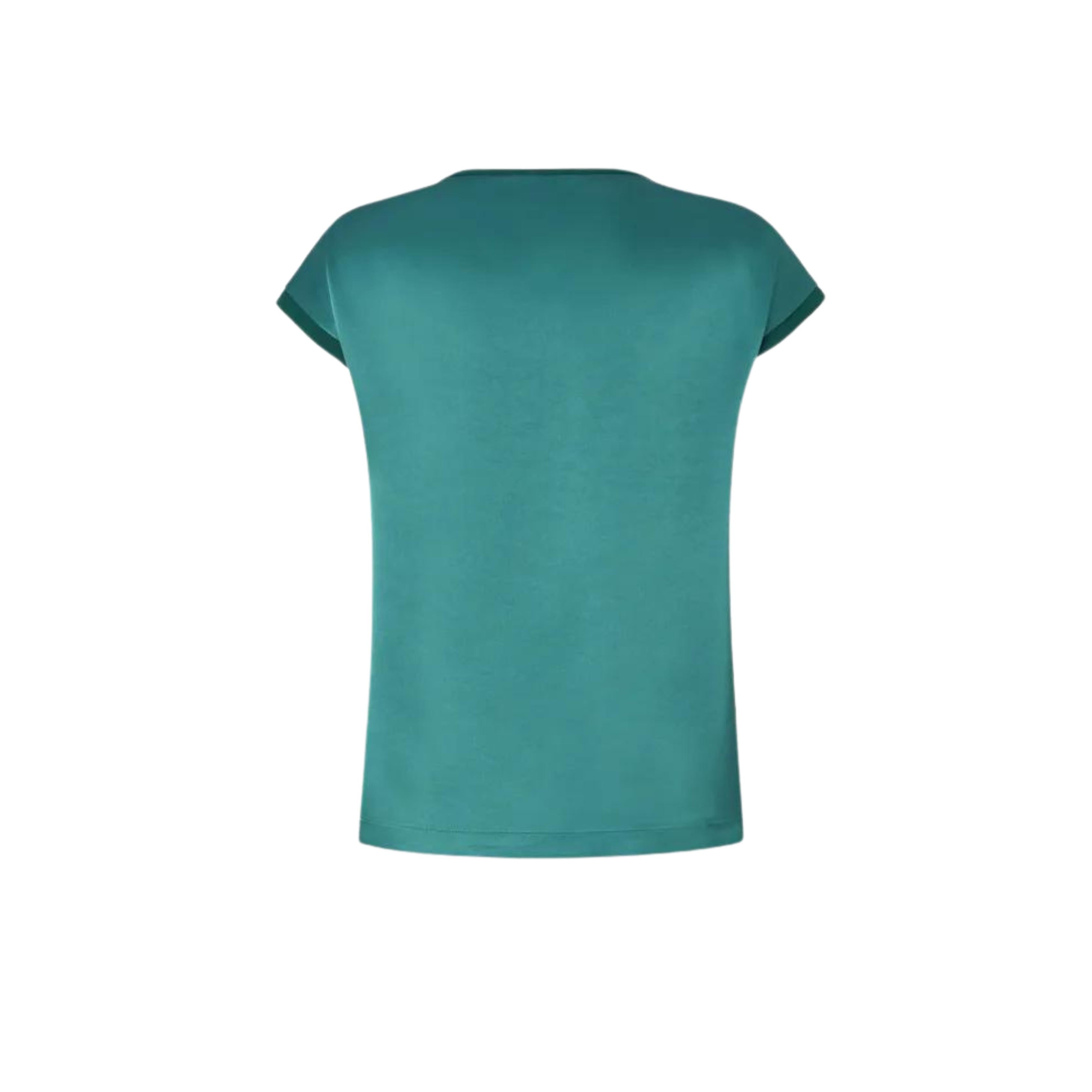 ORANGE BLUSA SATEN 