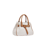 BAULETTO BIMATERIALE CON FIBBIA 