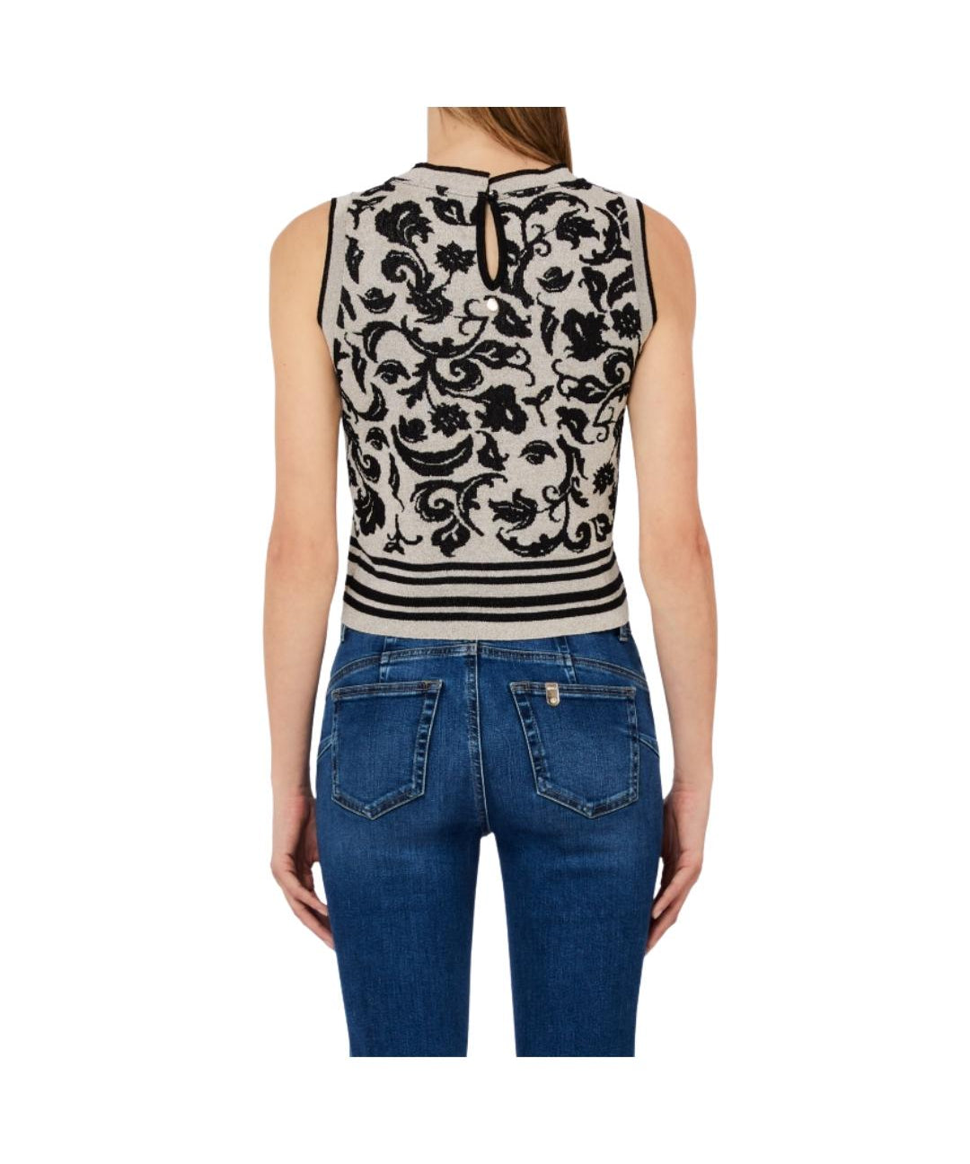 TOP JACQUARD LUREX 