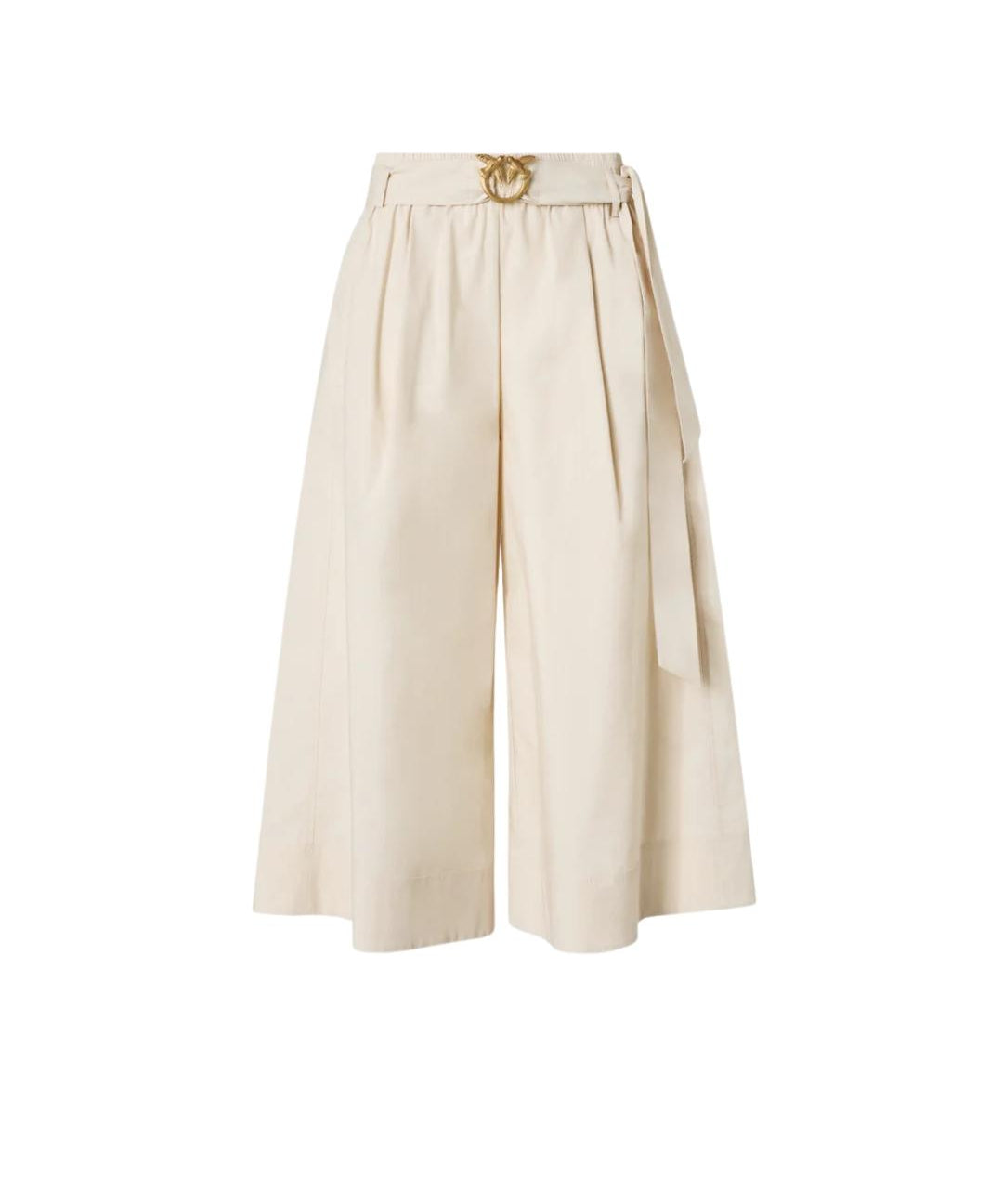 POPELINE CROPPED CON CINTURA 