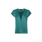 ORANGE BLUSA SATEN 