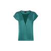ORANGE BLUSA SATEN