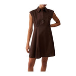 POPELINE MIDI COLLETTO CAMICIA 